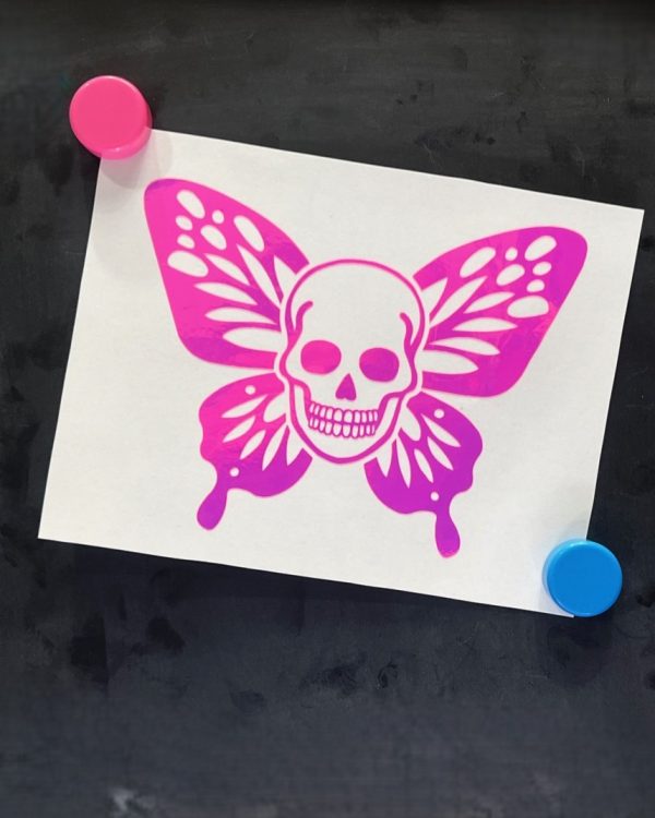 BUTTERFLY SKULL